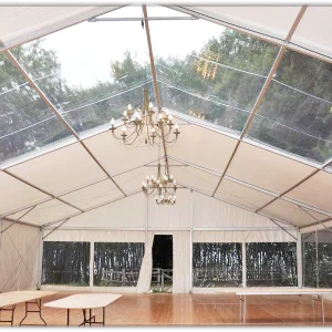 Tente de réception 12m travée de 5m